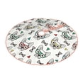 thumbnail image 1 of Daiia Cute French Bulldog Drawing Merry Christmas Tree Skirt , Xmas Large Lace-up Tree Skirt, Santa Snowflakes Rustic Home Decorations New Year Party Farmhouse Decor-48", 1 of 7