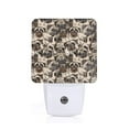 Daiia Cute French Bulldog Pattern Plugin LED Backlit Night Light with