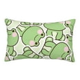 thumbnail image 1 of Daiia Cute Frog Bedding Waterproof Pillow Protector Zippered Queen – Bed Bug Proof Pillow Encasement-14"x20", 1 of 9