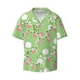 thumbnail image 1 of Daiia Cute Frog2 Men's Linen Shirts Short Sleeve Casual Shirts Button Down Shirt for Men Beach Summer Wedding Shirt-4X-Large, 1 of 7