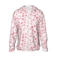 thumbnail image 1 of Daiia Cute Hand Drawn Hearts UPF 50+ Sun Protection Hoodie Jacket Lightweight Long Sleeve Sun Shirt for Women Men with Pocket Hiking Outdoor-3X-Large, 1 of 9
