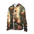 thumbnail image 1 of Daiia Cute Kitten Water Lilies UPF 50+ Sun Protection Hoodie Jacket Lightweight Long Sleeve Sun Shirt for Women Men with Pocket Hiking Outdoor-X-Large, 1 of 7