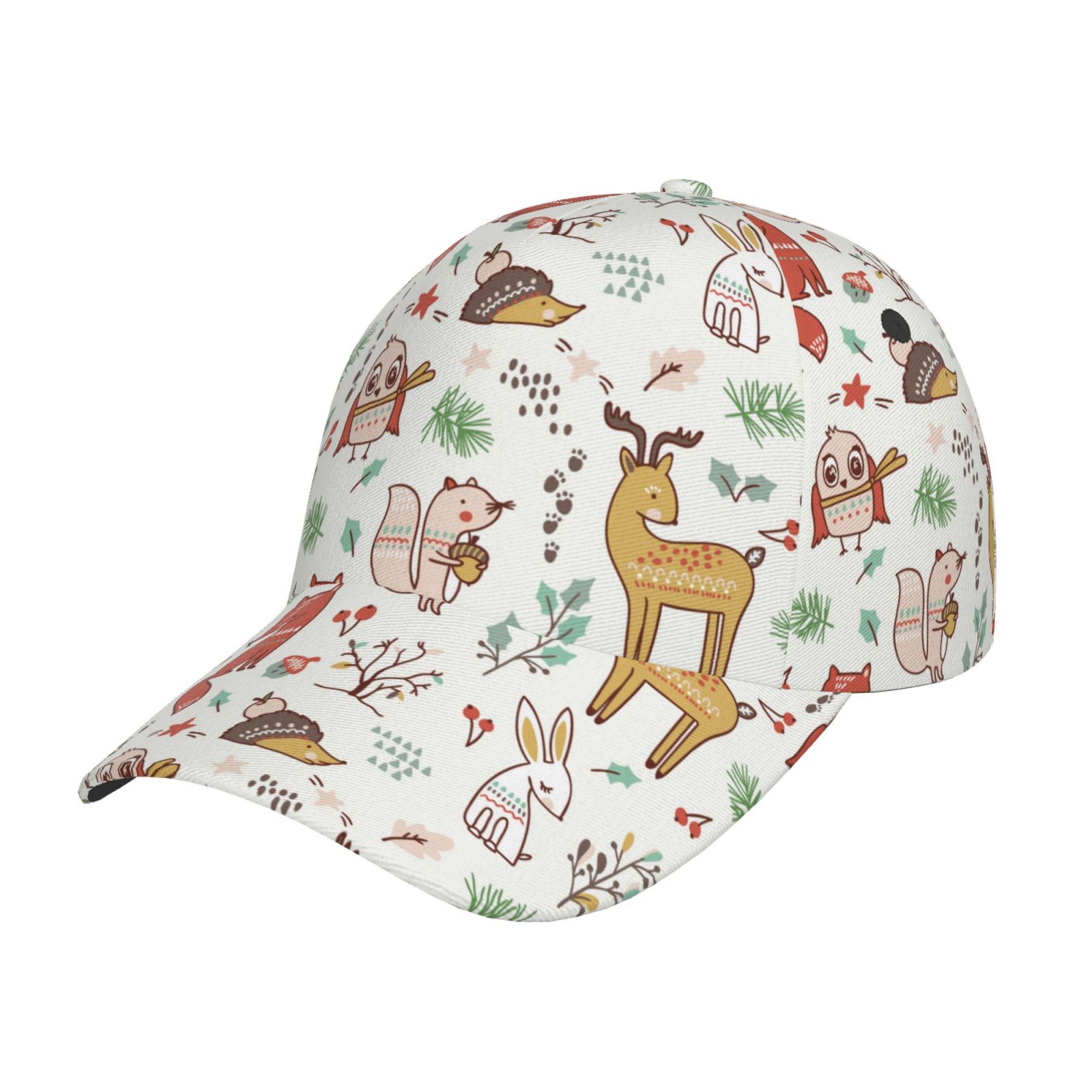 Daiia Cute Little Animals print Baseball Cap Men Women Golf Dad Hat ...