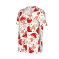 thumbnail image 1 of Daiia Cute Mushroom Mens Baseball Jersey Button Down Shirts Short Sleeve Sports Uniforms-XX-Large, 1 of 9
