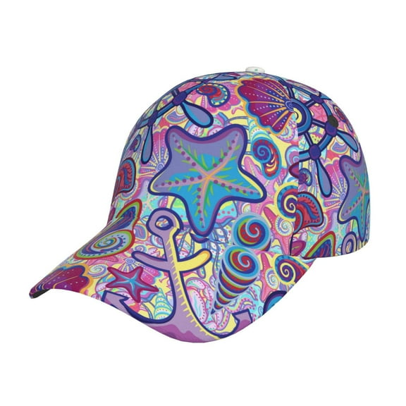 Daiia Cute Nautical Baseball Cap Men Women Classic Adjustable For Running Workout And Outdoor Activitie All Season Dad Hat Gift