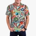 thumbnail image 1 of Daiia Cute Nautical Pattern Men’s Polo Shirts,Solid Deck Shirt,Classic Fit, Breathable Cotton Polo for Casual and Sport Wear-3X-Large, 1 of 7