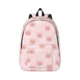thumbnail image 1 of Daiia Cute Pig Face Vintage Canvas Backpack for Men and Women ,Hiking Backpack,Travel Laptop Bag for School,Large Capacity Backpack-Small, 1 of 8