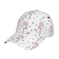 thumbnail image 1 of Daiia Cute Poodle Dog print Baseball Cap Men Women Golf Dad Hat Adjustable Original Classic Low Profile Hat Unconstructed Plain Cap, 1 of 9