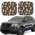 thumbnail image 1 of Daiia Cute Puppy 2PCS Car Windshield Sun Shade, Foldable Sun Shield for Car Front Window, Auto Sun Blocker Visor Protector Universal for Truck SUV Pickup-Large, 1 of 7