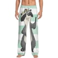 thumbnail image 1 of Daiia Cute Raccoon Men's Sleep Pant with Pockets and Drawstring,Pajama Pants-X-Large, 1 of 9