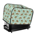 thumbnail image 1 of Daiia Cute Sea Turtles Pattern 2 slice Toaster Cover, Toaster Appliance Dust-proof Cover For Kitchen Small Appliance Dust Cover and Fingerprint Protection, 1 of 7