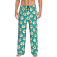 thumbnail image 1 of Daiia Cute Shiba1 Men's Sleep Pant with Pockets and Drawstring,Pajama Pants-XX-Large, 1 of 9
