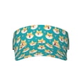 thumbnail image 1 of Daiia Cute Shiba1 Pattern Sport Sun Visor Hats Visor Cap Adjustable Empty Top Baseball Cap Cotton Ball Caps for Women and Men, 1 of 8