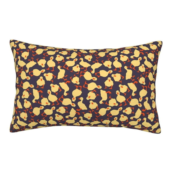 Daiia Cute Small Farm Birds Bedding Waterproof Pillow Protector Zippered Queen – Bed Bug Proof Pillow Encasement-16"x24"