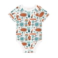 thumbnail image 1 of Daiia Cute Tableware Printed Unisex-Baby Short Sleeve Onesies Bodysuits Baby Climbing Clothes Soft and Comfortable Romper with Expandable Shoulder Design-6 Months, 1 of 8