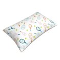 thumbnail image 1 of Daiia Cute Tennis Rackets Bedding Waterproof Pillow Protector Zippered Queen – Bed Bug Proof Pillow Encasement-14"x20", 1 of 6
