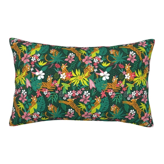 Daiia Cute Tribal Leopards Bedding Waterproof Pillow Protector Zippered Queen – Bed Bug Proof Pillow Encasement-20"x30"