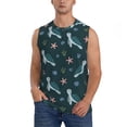 thumbnail image 1 of Daiia Cute Turtle Printed Men's Tank Tops,Casual Soft Sleeveless Gym Muscle Shirts Bodybuilding Tee-Large, 1 of 8