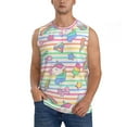 thumbnail image 1 of Daiia Cute Unicorn Printed Men's Tank Tops,Casual Soft Sleeveless Gym Muscle Shirts Bodybuilding Tee-Small, 1 of 8