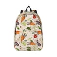 thumbnail image 1 of Daiia Cute Vegetables Vintage Canvas Backpack for Men and Women ,Hiking Backpack,Travel Laptop Bag for School,Large Capacity Backpack, 1 of 8