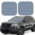 thumbnail image 1 of Daiia Cute Whale 2PCS Car Windshield Sun Shade, Foldable Sun Shield for Car Front Window, Auto Sun Blocker Visor Protector Universal for Truck SUV Pickup-Small, 1 of 7