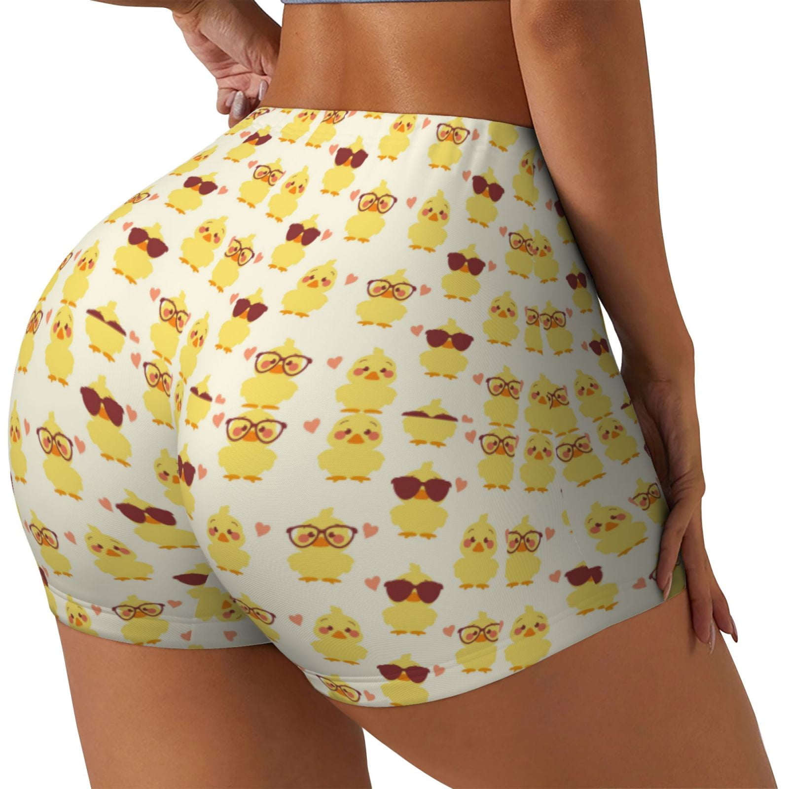 Rubber Duck Pattern Print Women's Shorts main image 1
