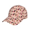 thumbnail image 1 of Daiia Dachshund Couple print Baseball Cap Men Women Golf Dad Hat Adjustable Original Classic Low Profile Hat Unconstructed Plain Cap, 1 of 9