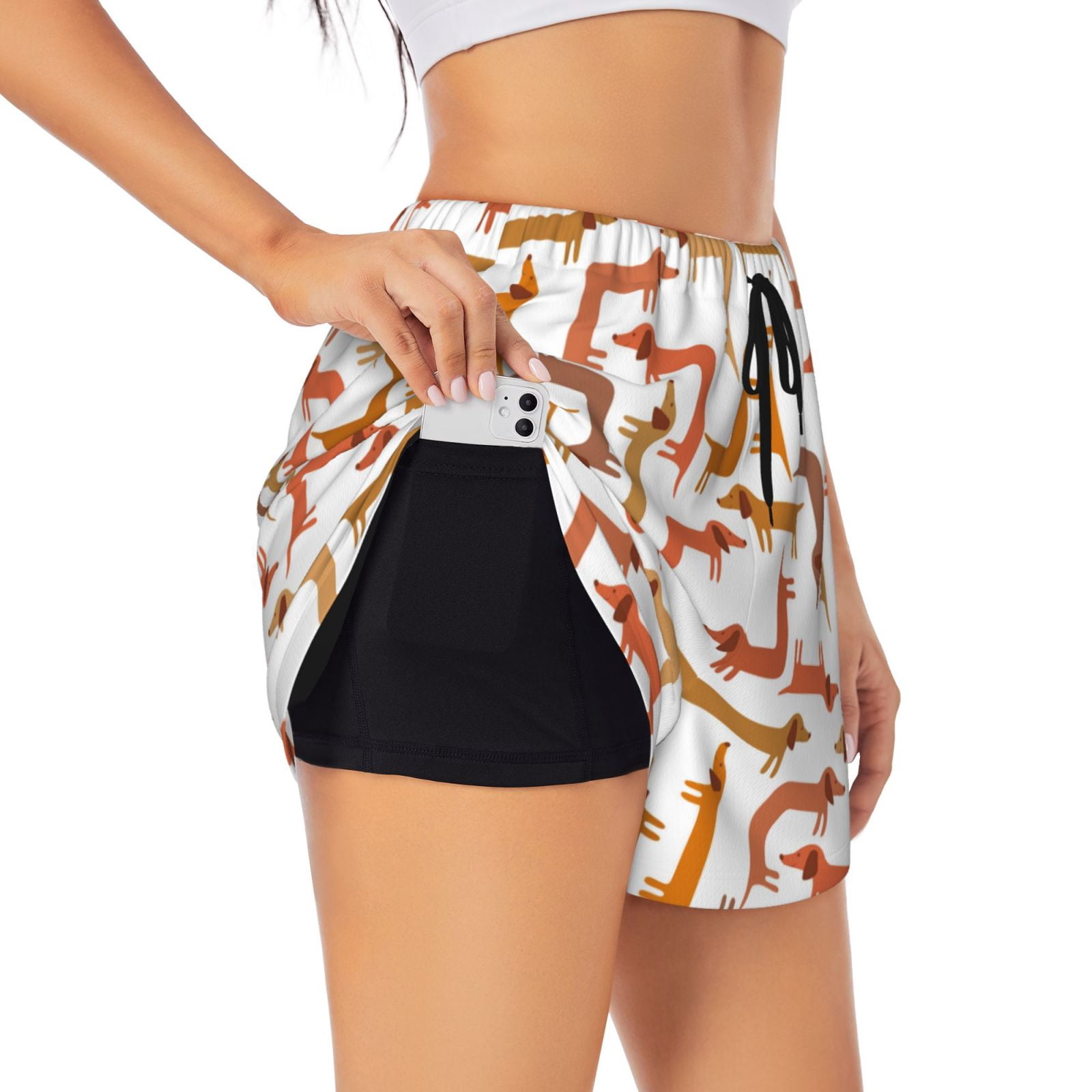 Great Dane Pattern Print Women's Shorts