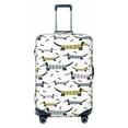 thumbnail image 1 of Daiia Dachshund Dog Puppy Luggage Cover, Thickened Washable Travel Luggage Covers, Elastic Unique Baggage Covers for 18-20 inch Luggage-Small, 1 of 9