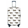 thumbnail image 1 of Daiia Dachshund Dog Puppy Luggage Cover, Thickened Washable Travel Luggage Covers, Elastic Unique Baggage Covers for 18-20 inch Luggage-X-Large, 1 of 9
