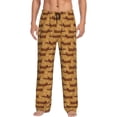 thumbnail image 1 of Daiia Dachshund Dog Puppy Men's Sleep Pant with Pockets and Drawstring,Pajama Pants-Large, 1 of 9