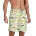 thumbnail image 1 of Daiia Dachshund Dog Puppy Mens Woven Stretch Pajama Short,Short Pajama Pants-XX-Large, 1 of 7