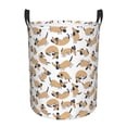 thumbnail image 1 of Daiia Dachshund Dog Puppy Round Laundry Basket with Handles Thickened Waterproof Circular hamper,Dirty Clothes Storage Basket for Bedroom,Bathroom,College Dorm-Medium, 1 of 8
