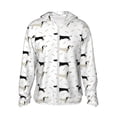 thumbnail image 1 of Daiia Dachshund Dog UPF 50+ Sun Protection Hoodie Jacket Lightweight Long Sleeve Sun Shirt for Women Men with Pocket Hiking Outdoor-X-Large, 1 of 9