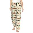 thumbnail image 1 of Daiia Dachshund Dog Women's Sleep Pant with Pockets and Drawstring,Pajama Pants-X-Large, 1 of 9