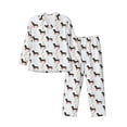 thumbnail image 1 of Daiia Dachshund On A Skateboard for Men's Long-Sleeved Pajama Set – Soft & Comfortable Sleepwear Button-Up Pajamas Cozy Lounge Wear-X-Large, 1 of 7