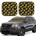 thumbnail image 1 of Daiia Daisies Flowers 2PCS Car Windshield Sun Shade, Foldable Sun Shield for Car Front Window, Auto Sun Blocker Visor Protector Universal for Truck SUV Pickup-Large, 1 of 7