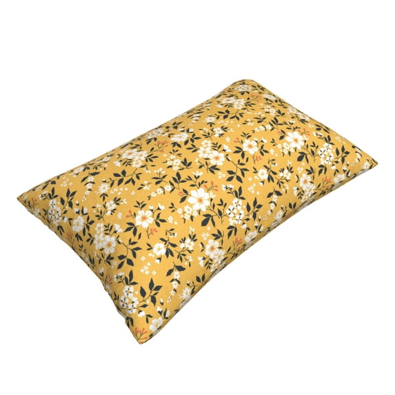 Daiia Daisies Flowers Bedding Waterproof Pillow Protector Zippered Queen – Bed Bug Proof Pillow Encasement-14"x20"