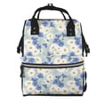 thumbnail image 1 of Daiia Daisies Flowers Large Capacity Baby Bag Waterproof Stylish Diaper Bag Mummy Backpack Adjustable Straps Diaper BagBaby Essentials Bag, 1 of 6