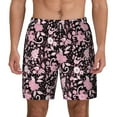 thumbnail image 1 of Daiia Daisies Flowers Mens Swim Trunks Swim Shorts Quick Dry Swim Shorts with Mesh Lining Pockets-Small, 1 of 9