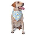 thumbnail image 1 of Daiia Daisies Flowers Pattern Pet Scarf for Dogs and Cats – Soft & Breathable Bandana, Comfortable Pet Accessory for Everyday Wear, 1 of 6