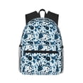 thumbnail image 1 of Daiia Daisies Flowers School Backpack for Men Women, Unisex Large Waterproof Bookbag Schoolbag Casual Daypack for High School/College/Teens/Travel/Work Black, 1 of 8