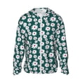 thumbnail image 1 of Daiia Daisies Flowers UPF 50+ Sun Protection Hoodie Jacket Lightweight Long Sleeve Sun Shirt for Women Men with Pocket Hiking Outdoor-Small, 1 of 9