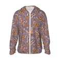 thumbnail image 1 of Daiia Daisies Flowers UPF 50+ Sun Protection Hoodie Jacket Lightweight Long Sleeve Sun Shirt for Women Men with Pocket Hiking Outdoor-X-Large, 1 of 9