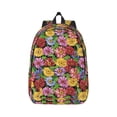 thumbnail image 1 of Daiia Daisies Flowers Vintage Canvas Backpack for Men and Women ,Hiking Backpack,Travel Laptop Bag for School,Large Capacity Backpack, 1 of 8