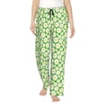 thumbnail image 1 of Daiia Daisies Flowers Women's Sleep Pant with Pockets and Drawstring,Pajama Pants-Large, 1 of 9