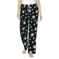 thumbnail image 1 of Daiia Daisies Flowers Women's Sleep Pant with Pockets and Drawstring,Pajama Pants-XX-Large, 1 of 9