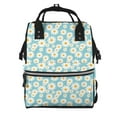 thumbnail image 1 of Daiia Daisy Floral A Large Capacity Baby Bag Waterproof Stylish Diaper Bag Mummy Backpack Adjustable Straps Diaper BagBaby Essentials Bag, 1 of 6