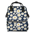 thumbnail image 1 of Daiia Daisy Floral Large Capacity Baby Bag Waterproof Stylish Diaper Bag Mummy Backpack Adjustable Straps Diaper BagBaby Essentials Bag, 1 of 6