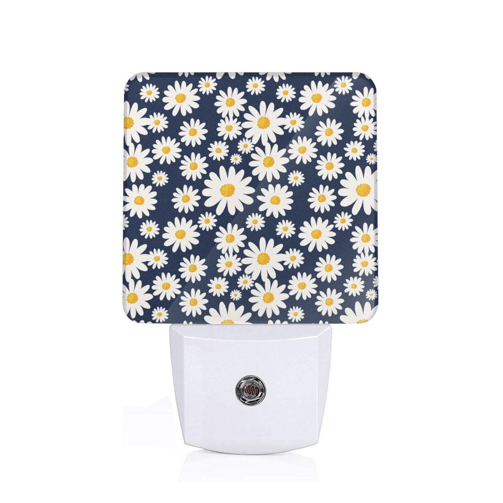 Daiia Daisy Floral Pattern Plugin LED Backlit Night Light with Motion